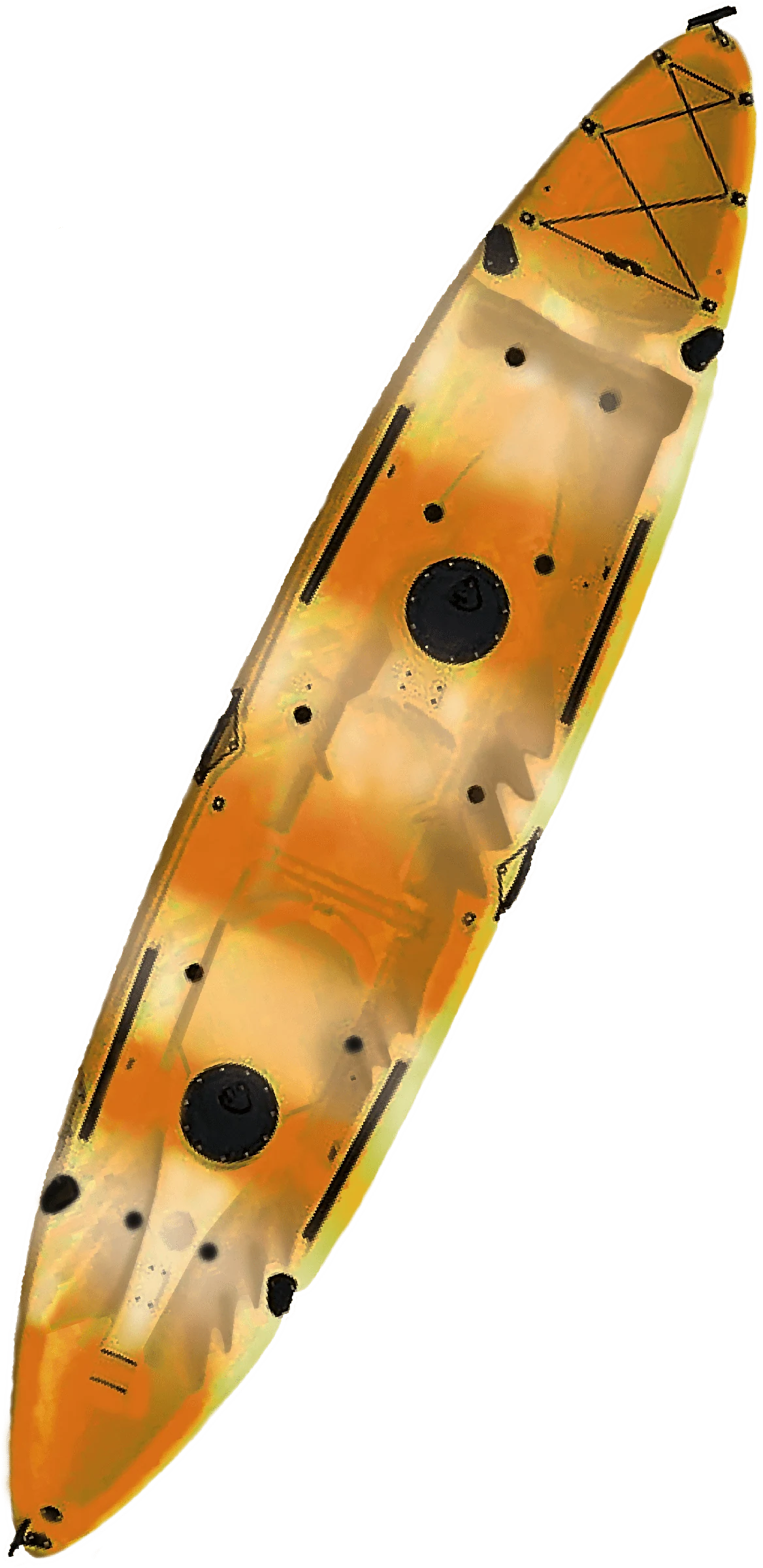 kayak orange